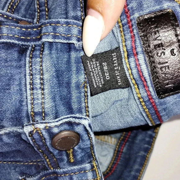 Steve's Jeans Mens Denim Bottoms Size 28/30 - Picture 2 of 4